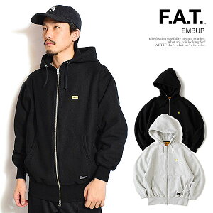 FAT エフエーティー クルーネックスウェット トレーナー ブラック 