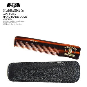 �O���b�h�n���h �R�[�� GLAD HAND WOLFMAN HAND MADE COMB -SHORT- �X�g���[�g�n �t�@�b�V����