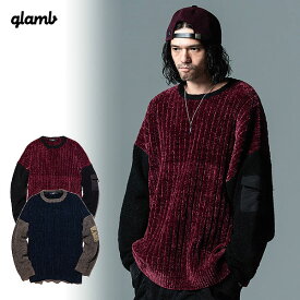 20％OFF SALE セール glamb グラム Military Combination Knit メンズ ニット セーター