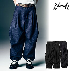 �O���� �p���c glamb Crossover Tuck Pants �N���X�I�[�o�[�^�b�N�p���c ��������
