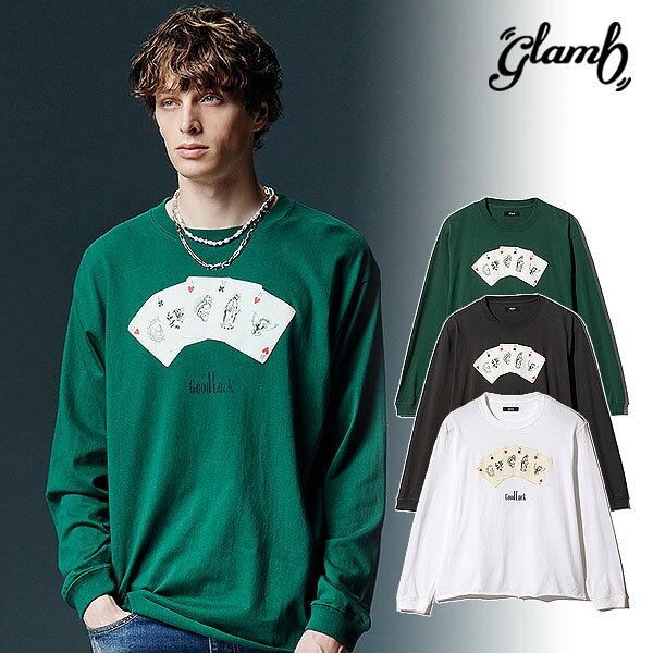 2026 冬 先行予約 10月下旬～11月上旬入荷予定 グラム Tシャツ glamb Good Luck Card Cutsew グッドラックカードカットソー 送料無料 キャンセル不可