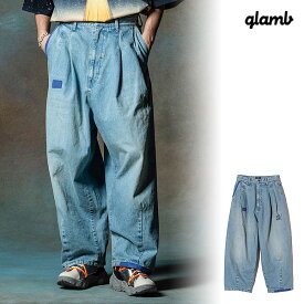 2024 夏 先行予約 7月上旬～中旬入荷予定 グラム パンツ glamb Baggy Balloon Denim バギーバルーンデニム 送料無料 キャンセル不可