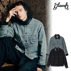 2026 �H ��s�\�� 8�����{�`9����{���ח\�� �O���� �W���P�b�g glamb Leather Combination Denim Jacket ���U�[�R���r�l�[�V�����f�j���W���P�b�g �������� �L�����Z���s��