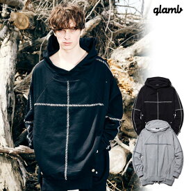 グラム パーカー glamb Cross Stitch Hoodie クロスステッチフーディ