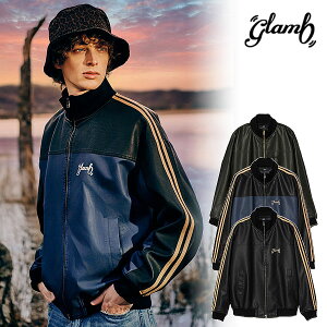�O���� �W���P�b�g glamb Synth Leather Track Jacket �V���Z ���U�[ �g���b�N�W���P�b�g ��������