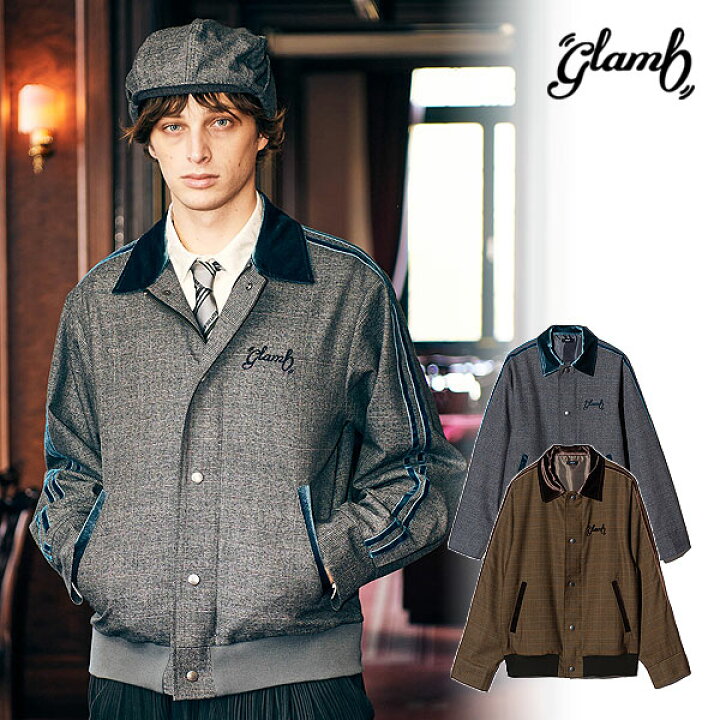 楽天市場】グラム ジャケット glamb Glen Check Line Blouson グレン 