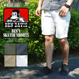 ベンデイビス BEN DAVIS BEN'S SKATER SHORTS【メンズ レディース パンツ ショーツ】【ストリート系 ファッション】