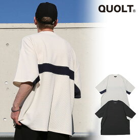 2024 夏 先行予約 5月上旬〜中旬入荷予定 クオルト カットソー QUOLT LINE CUTSEW メンズ 送料無料 半袖 Tシャツ