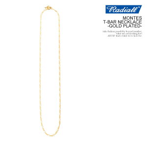 ���f�B�A�� �l�b�N���X RADIALL MONTES - T-BAR NECKLACE -GOLD PLATED- radiall �����Y �`�F�[���l�b�N���X �V���o�[925 �X�g���[�g