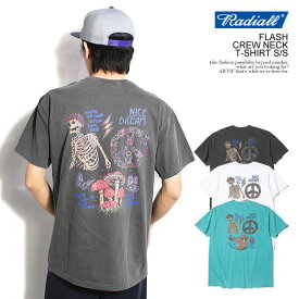 ラディアル Tシャツ RADIALL FLASH - CREW NECK T-SHIRT S/S radiall メンズ 半袖 クルーネック HIROTTON 送料無料 ストリート