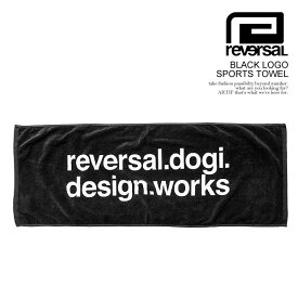 リバーサル タオル reversal BLACK LOGO SPORTS TOWEL メンズ スポーツタオル 送料無料 ストリート rvddw