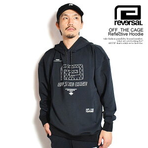 ���o�[�T�� �p�[�J�[ reversal × OFF_THE GAME OFF_THE CAGE Reflective Hoodie �����Y �v���I�[�o�[ �W���[�W ���t���N�^�[ �I�t�U�P�[�W rvddw �������� �X�g���[�g