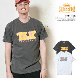 30％OFF SALE セール ソルトアンドマグス Tシャツ SALT&MUGS TRIP TEE メンズ 半袖 染め加工 ストリート