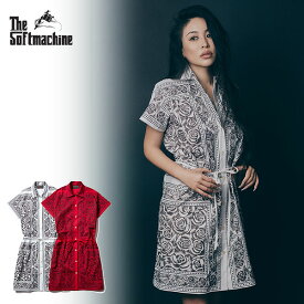 30%OFF SALE セール 20th Anniversary Collection SOFTMACHINE ソフトマシーン シャツ ROSE FILL BANDANA DRESS レディース 20周年