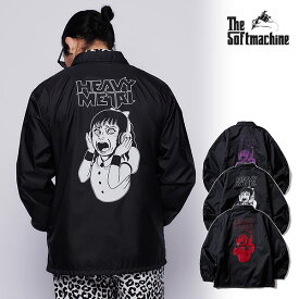 2024 夏 先行予約 8月〜9月入荷予定 ソフトマシーン ジャケット SOFTMACHINE SCREAM JK(COACH JACKET) メンズ 送料無料 キャンセル不可