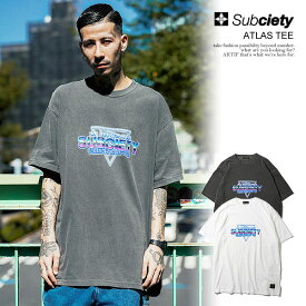 30％OFF SALE セール サブサエティ Tシャツ SUBCIETY ATLAS TEE subciety メンズ 半袖 半袖TEE ストリート