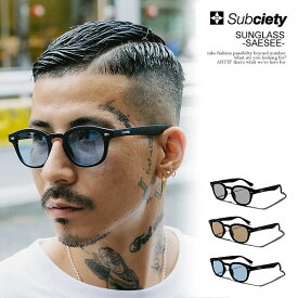 サブサエティ サングラス SUBCIETY SUNGLASS -SAESEE- subciety メンズ ボストンタイプ 送料無料 ストリート