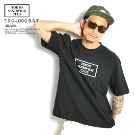 TOKYO SANDWICH CLUB トウキョウサンドウィッチクラブ 半袖 Tシャツ tシャツ T S C LOGO B S T BLACK メンズ