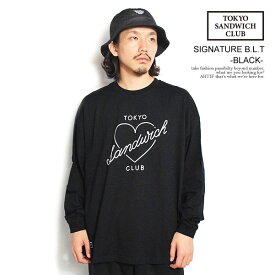 トウキョウサンドウィッチクラブ Tシャツ TOKYO SANDWICH CLUB SIGNATURE B.L.T -BLACK- メンズ ロンT 長袖 送料無料 ストリート