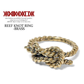 アニマリア リング ANIMALIA REEF KNOT RING -BRASS-【ストリート系 ファッション】