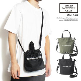 トウキョウサンドウィッチクラブ バッグ TOKYO SANDWICH CLUB MINI BAG メンズ ショルダーポーチ 2WAY 送料無料 ストリート