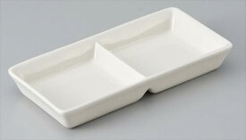 16cm2品薬味皿WH　サイズ：16.2×7.8×H2.3cm 業務用 キッチン用品 厨房用品 食器 居酒屋 おしゃれ食器 創作料理