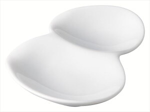 バタフライ 2品 白磁 9.8×7.8×H1.8cm 食器 創作料理 一品料理 多国籍料理 器 アジアン料理 和食器 洋食器 居酒屋 焼肉 中華 などにご利用頂けます