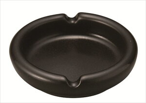 8cm厚口灰皿BK 磁器 φ8×H2.1cm 食器 創作料理 一品料理 多国籍料理 器 アジアン料理 和食器 洋食器 居酒屋 焼肉 中華 などにご利用頂けます