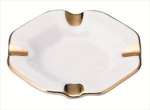 レイノー八角灰皿(白) 磁器 9×9×H2cm 食器 創作料理 一品料理 多国籍料理 器 アジアン料理 和食器 洋食器 居酒屋 焼肉 中華 などにご利用頂けます