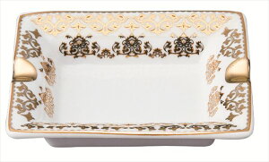 ゴールドシャトー灰皿 L 磁器 11.5×9.3×H2.8cm 食器 創作料理 一品料理 多国籍料理 器 アジアン料理 和食器 洋食器 居酒屋 焼肉 中華 などにご利用頂けます