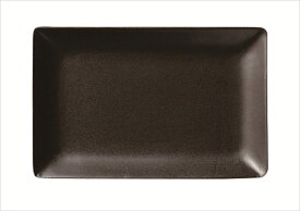 NB スクエア NBスクエア 20cm焼鳥皿（BK） 磁器 20×13×1.6cm 食器 創作料理 一品料理 多国籍料理 器 アジアン料理 和食器 洋食器 居酒屋 焼肉 中華 などにご利用頂けます