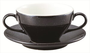 ユーラシア 黒御影 ブイヨンカップ 磁器 10.4×6cm・290cc 食器 創作料理 一品料理 多国籍料理 器 アジアン料理 和食器 洋食器 居酒屋 焼肉 中華 などにご利用頂けます