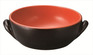 デ シルバ BR 両手21cmボール 陶器(赤土) 21×7.5cm・1900cc 食器 創作料理 一品料理 多国籍料理 器 アジアン料理 和食器 洋食器 居酒屋 焼肉 中華 などにご利用頂けます