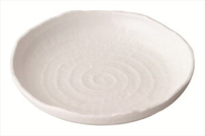 料亭削り 6.0平鉢 (白) 強化磁器 19×18.5×H4cm 食器 創作料理 一品料理 多国籍料理 器 アジアン料理 和食器 洋食器 居酒屋 焼肉 中華 などにご利用頂けます