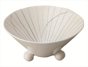 ブルー一珍ラスター三ツ足4寸小鉢 強化磁器 11.5×5.4cm 食器 創作料理 一品料理 多国籍料理 器 アジアン料理 和食器 洋食器 居酒屋 焼肉 中華 などにご利用頂けます