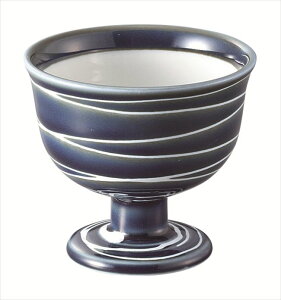 淡ルリ渦高台小付 磁器 8.3×7.5cm 食器 創作料理 一品料理 多国籍料理 器 アジアン料理 和食器 洋食器 居酒屋 焼肉 中華 などにご利用頂けます