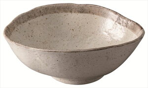 白唐津変型大鉢 磁器 24×20.5×9cm 食器 創作料理 一品料理 多国籍料理 器 アジアン料理 和食器 洋食器 居酒屋 焼肉 中華 などにご利用頂けます