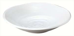 鳴門 7寸深皿 白 磁器 21.5×4cm 食器 創作料理 一品料理 多国籍料理 器 アジアン料理 和食器 洋食器 居酒屋 焼肉 中華 などにご利用頂けます