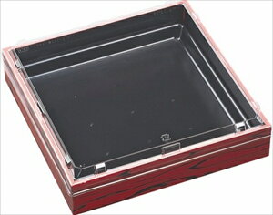 赤焼板目黒WPS-角蓋付 235-235T ◆ご注文単位:1袋(10枚入) 業務用 キッチン用品 厨房用品 食器 居酒屋 おしゃれ食器 創作料理