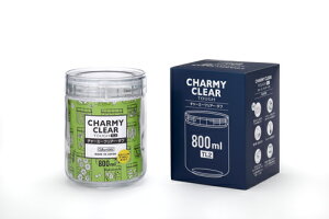 チャーミークリアー・タフ TL2 容量:800ml 0.8L 4974452221015 星硝 セラーメイト 割れにくい 丈夫な蓋 酸に強い 小物入れ かわいい 雑貨 業務用 キッチン用品 厨房用品 食器 居酒屋 おしゃれ食器