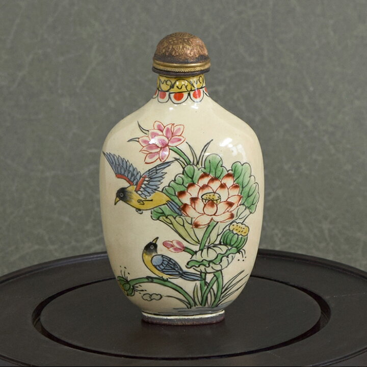 楽天市場】美しい花鳥画の世界鼻煙壺211024鼻煙壷 鼻煙壺 中国 芸術  