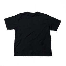 ATA【アタ】- HEMP ORGANIC COTTON U-NECK NEP TEE(BLACK)