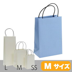 【在庫限り廃盤商品】手さげ紙袋 Mサイズ 718 ブルー