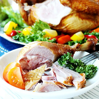【送料無料】スモークターキー七面鳥(Xmas焼印入り)【お歳暮】【パーティー】【チキン】【ギフト】【プレゼント】【楽ギフ_のし】