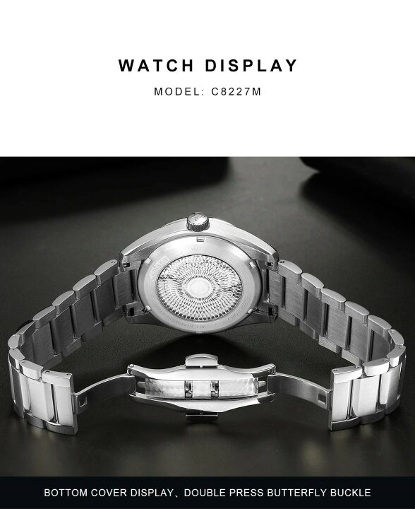 楽天市場】CADISEN カディセン C8227 メンズ腕時計 SEIKO NH35 日本製 