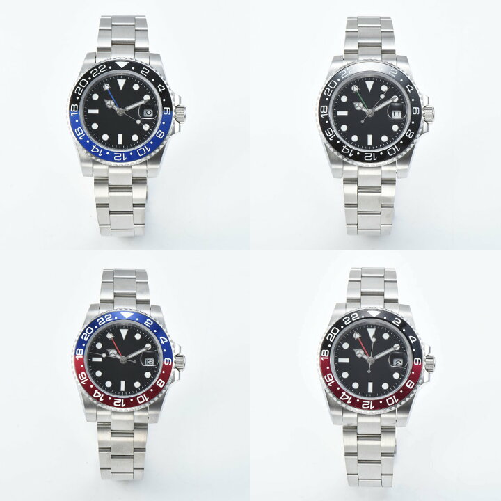 楽天市場】PARNIS メンズ腕時計 日本製NH34 SEIKO GMTムーブメント 