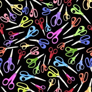 Loralie Designs ローラライ ハリス (ロラライ ハリス)デザイン Shear Fun【ブラック】【30cm以上10cm単位】