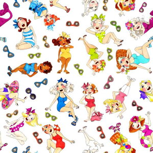 Loralie Designs [C nX iC nXjfUC Wanna Tossed Girls (zCg)y30cmȏ10cmPʁz