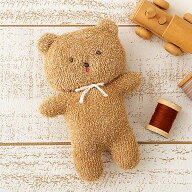 ハマナカ ベビー 手作りオーガニックコットンキット　にぎにぎくまちゃん