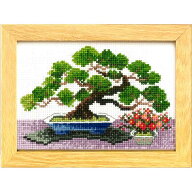 オリムパス クロスステッチ刺しゅうキット 12ヶ月のBONSAI〜マリー・カトリーヌコレクション 1月 錦松と…